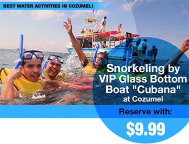 Snorkeling by Glass Bottom Boat Cubana