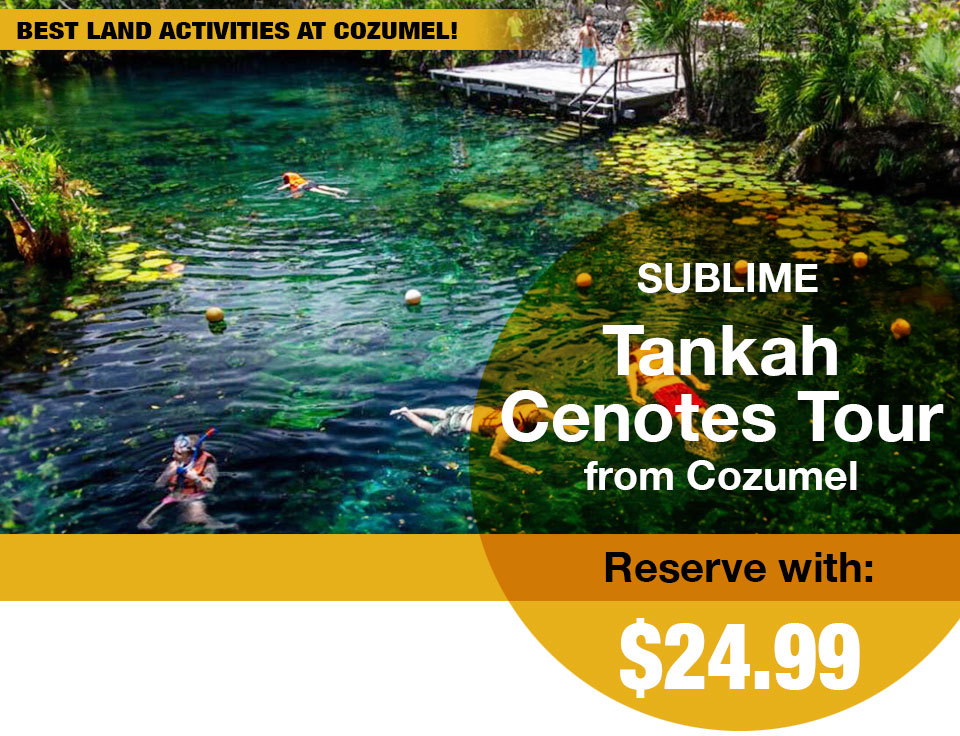 Tankah Cenotes Tour from Cozumel